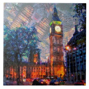 Big Ben London Tegeltje