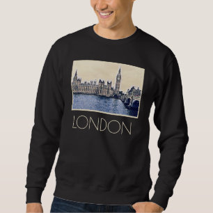 Big Ben London Waterverf art Trui