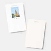 Big Ben, Londres Badge (Avant & arrière)