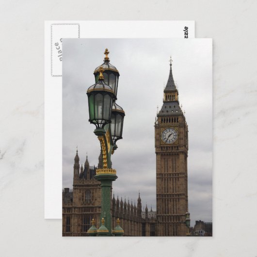 Big Ben - Londres - Carte postale (Devant / Derrière)