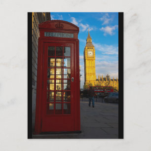 Big Ben & Phone Box Briefkaart