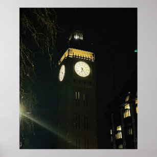 Big Ben Postcard, Londres, Angleterre Poster