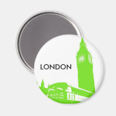 Big Ben Retro Magnet Magneet (Voorkant / Achterkant)