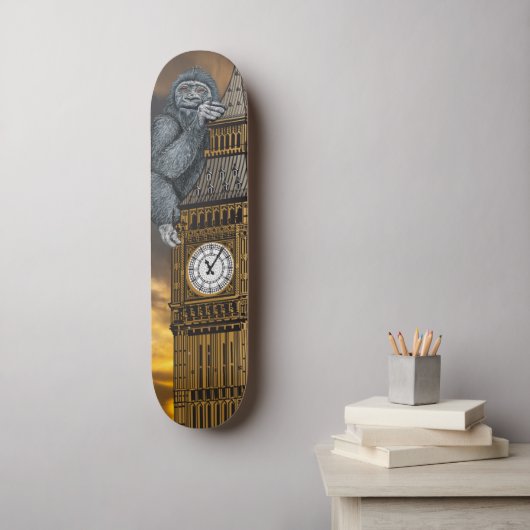 Big Ben Skateboard (Muurkunst)
