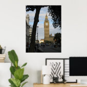 Big Ben Through a Tree Poster (Thuiskantoor)