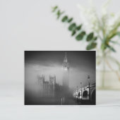 Big Ben Through the Fog Briefkaart (Staand voorkant)