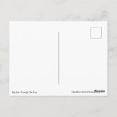 Big Ben Through the Fog Briefkaart (Achterkant)