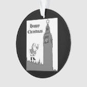 Big Ben Vintage Père Noël Noël Londres (devant)