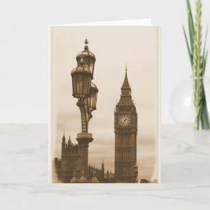 Big Ben - Wenskaart van Londen Kaart