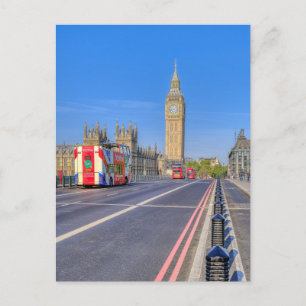 "Big Ben" Westminster, Briefkaart in Londen, Veren