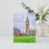 "Big Ben" Westminster, Briefkaart in Londen, Veren (Staand voorkant)
