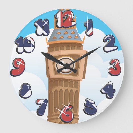 Big Ben Westminster Clock Tower Grote Klok (Voorkant)