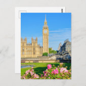 "Big Ben" Westminster, Londres Carte postale brita (Devant / Derrière)