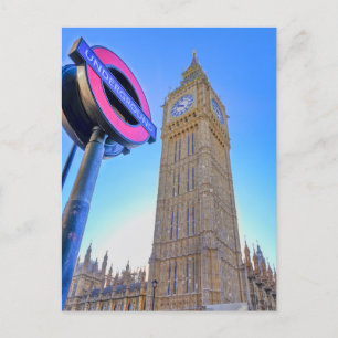 "Big Ben" Westminster, Londres Carte postale brita
