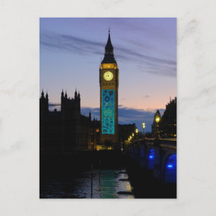 "Big Ben" Westminster, Londres Carte postale brita