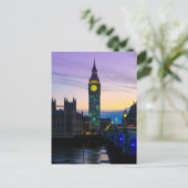 "Big Ben" Westminster, Londres Carte postale brita (Debout devant)