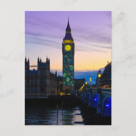 "Big Ben" Westminster, Londres Carte postale brita (Devant)