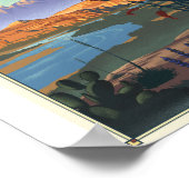 Big Bend Nationaal Park Litho Kunstwerk Poster (Hoek)