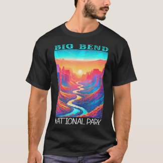 Big Bend Nationaal Park  Wandelen Camping Vaca T-shirt