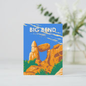 Big Bend National Park Balanced Rock Briefkaart (Staand voorkant)