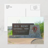 Big Bend National Park Briefkaart (Voorkant / Achterkant)