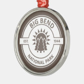 Big Bend National Park Metalen Ornament (Links)