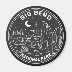 Big Bend National Park Monoline Magneet