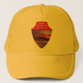 Big Bend National Park Mountain Sunset Texas Trucker Pet (Voorkant)