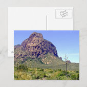 Big Bend National Park Post Card Briefkaart (Voorkant / Achterkant)
