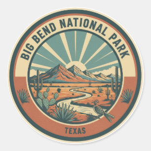 Big Bend National Park Reis Ronde Sticker