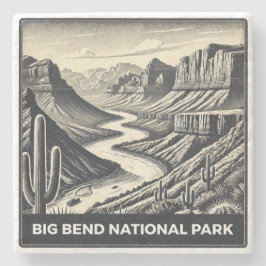 Big Bend National Park Stenen Onderzetter