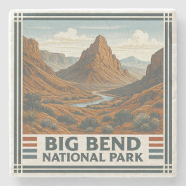 Big Bend National Park Stenen Onderzetter