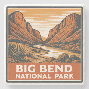 Big Bend National Park Stenen Onderzetter