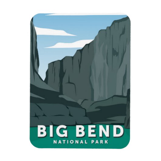 Big Bend National Park Texas Magneet (Verticaal)