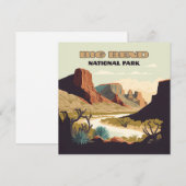 Big Bend National Park Texas Retro Travel (Voorkant / Achterkant)