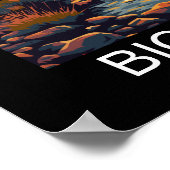 Big Bend National Park Texas Retro Travel Poster (Hoek)