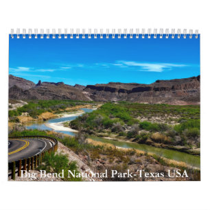 Big Bend National Park - Texas USA Calendrier