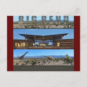 BIG BEND NAT'L PARK-Texas-Fossil Exhibit- Briefkaart