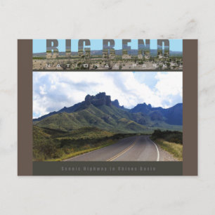 BIG BEND NAT'L PARK-Texas-The Bin- Briefkaart