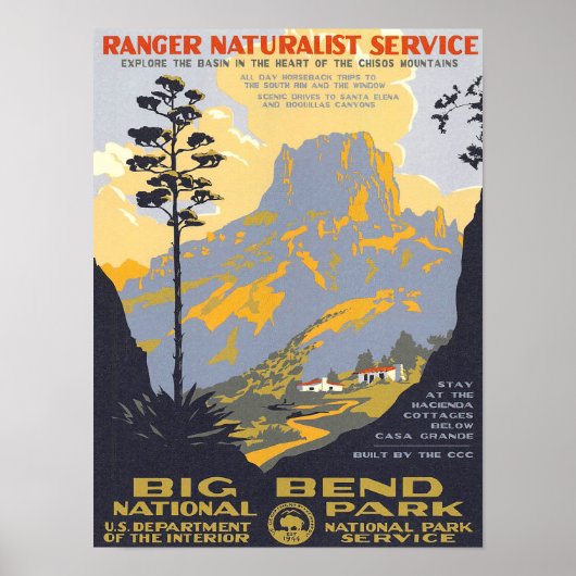 Big Bend Poster (Voorkant)
