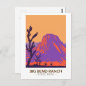 Big Bend Ranch State Park Texas Briefkaart (Voorkant / Achterkant)