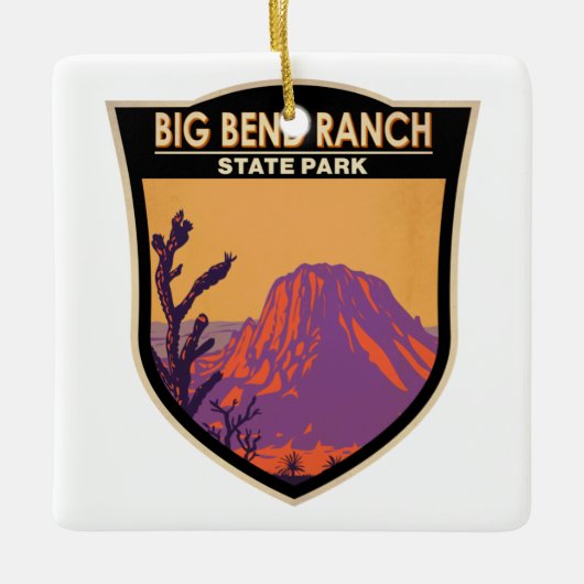 Big Bend Ranch State Park Texas Keramisch Ornament (Voorkant)