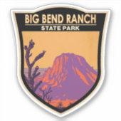 Big Bend Ranch State Park Texas Sticker (Voorkant)