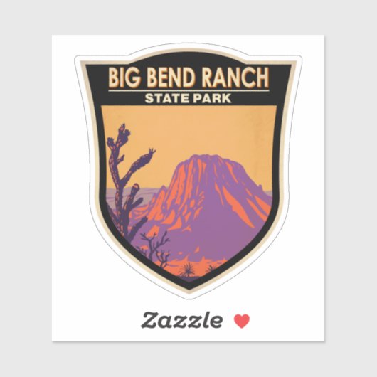 Big Bend Ranch State Park Texas Sticker (Vel)