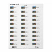 Big Bend Texas Nationaal Park Rio Grande Etiket (Full Sheet)