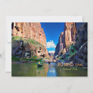 Big Bend Texas National Park Mariscal Canyon Kaart