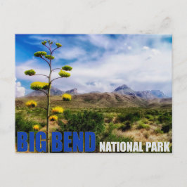 Big Bend Texas US National Park Post Kaart