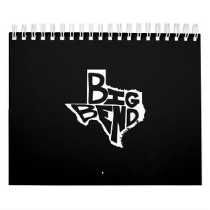 Big Bend West Texas Hiking Retro Vintage Kalender