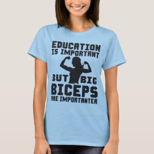 Big Biceps is belangrijk dan het Shirt van het Ond