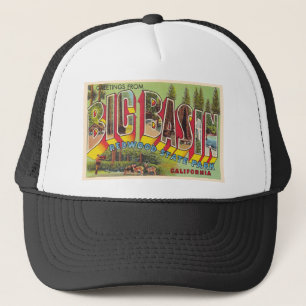 Big Bin California Briefkaart met grote letters Trucker Pet